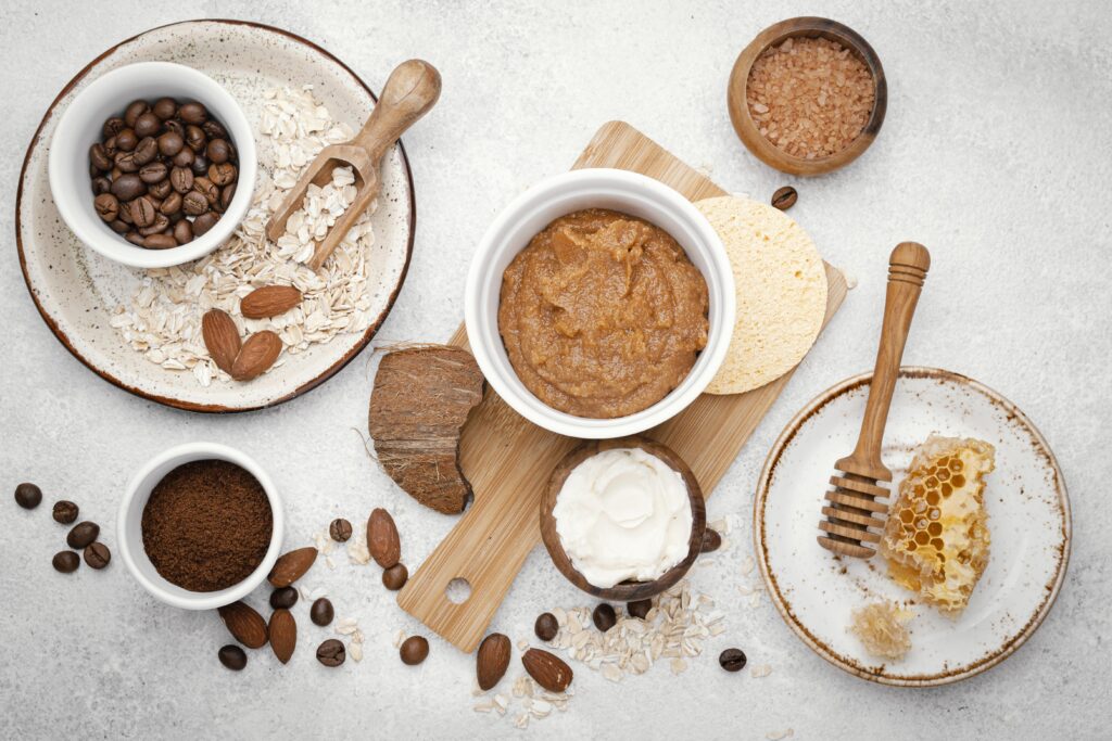 snacks with coconut oil , coco powder, penut butter